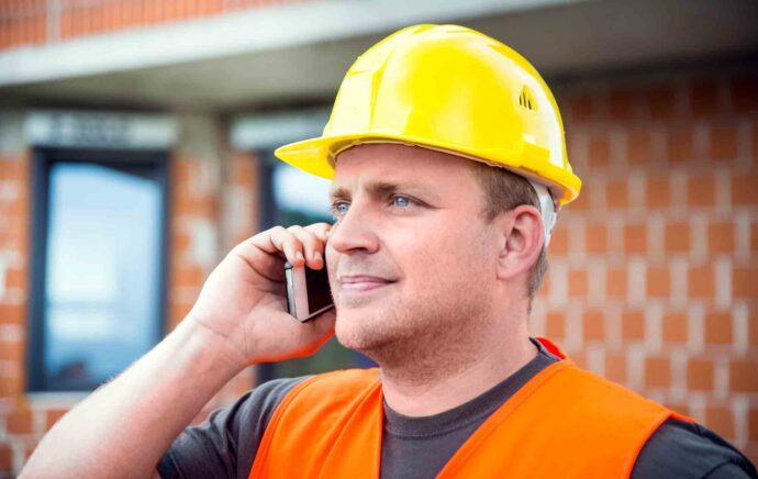 Construction Manager Onsite At a Property