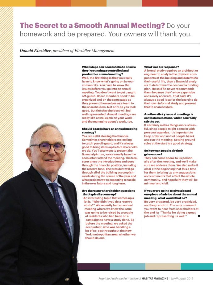 Don Einsidler: Habitat-Magazine