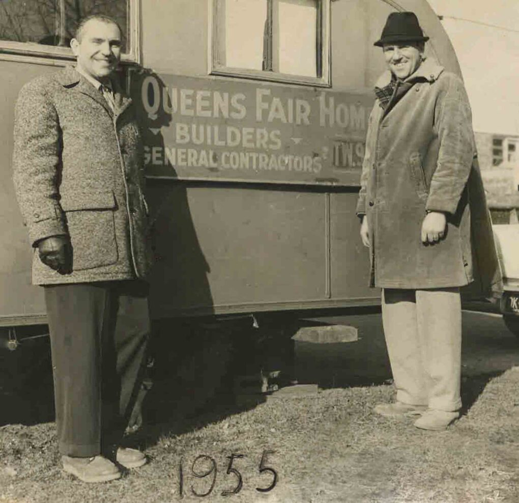 Mel and Fred Einsidler in 1955 as general contractors and builders
